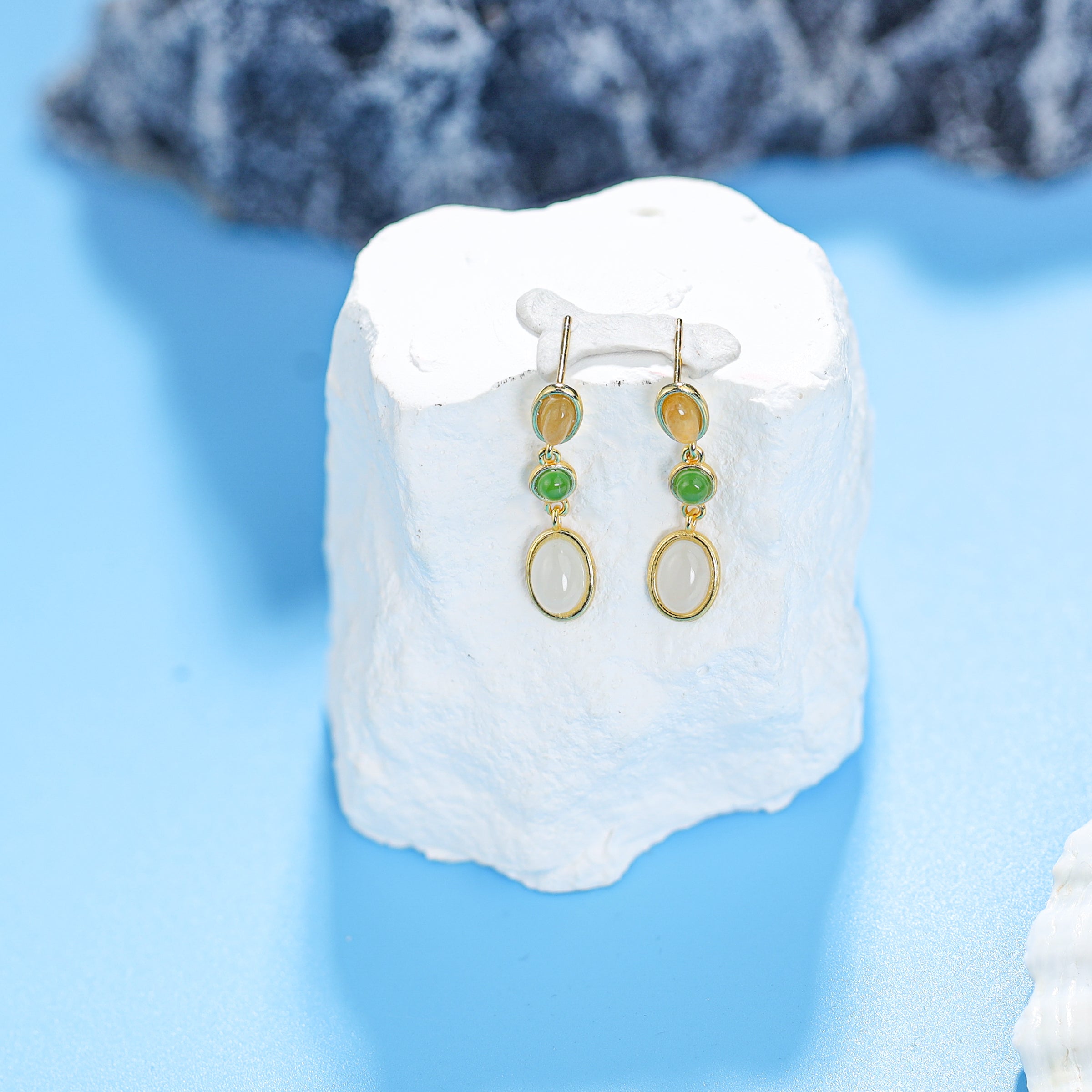 Hebes Jade Earring HC90202L