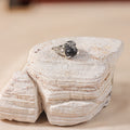 Hebes Black Rutilated Quartz Ring HC90266L