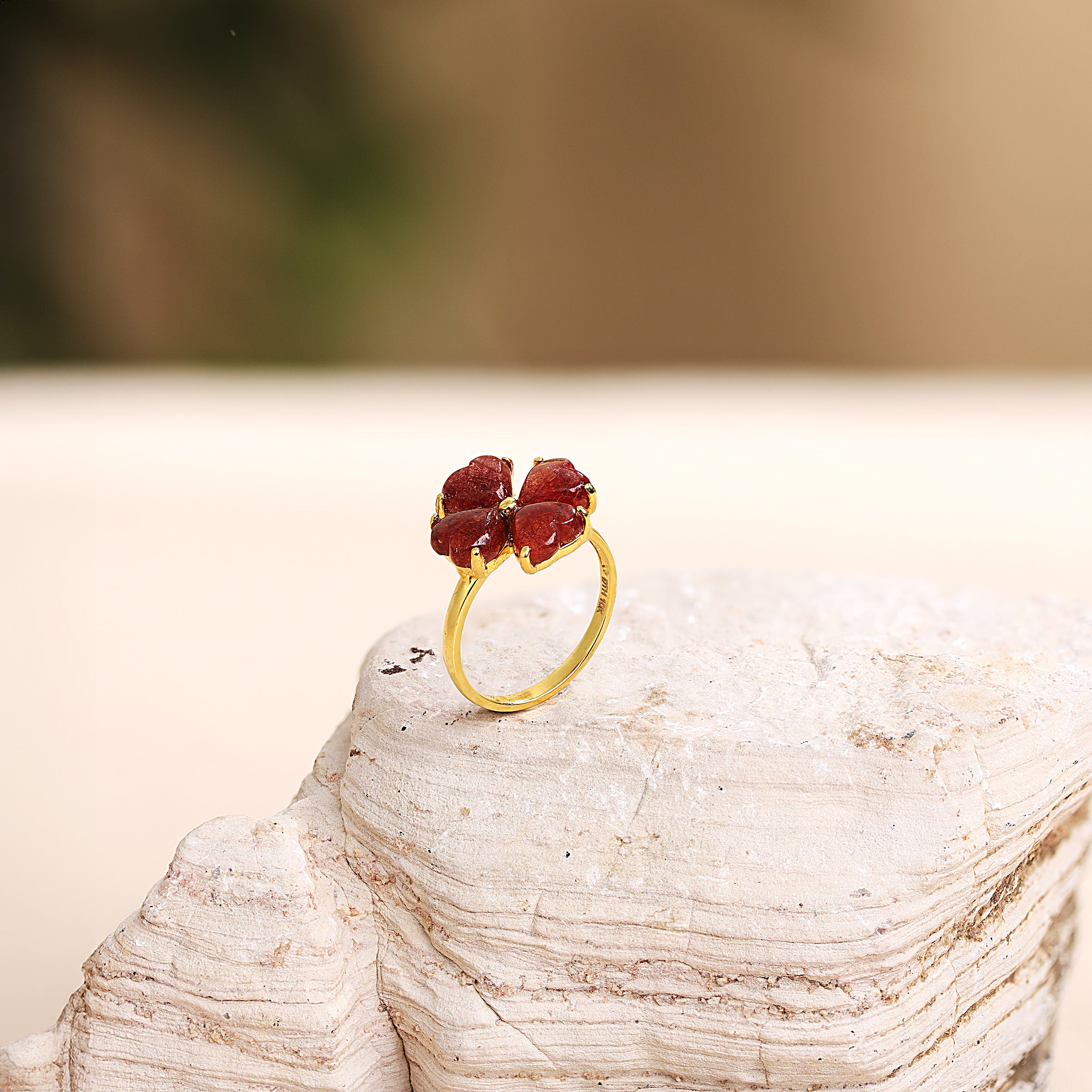 Hebes Garnet Ring HC90304L