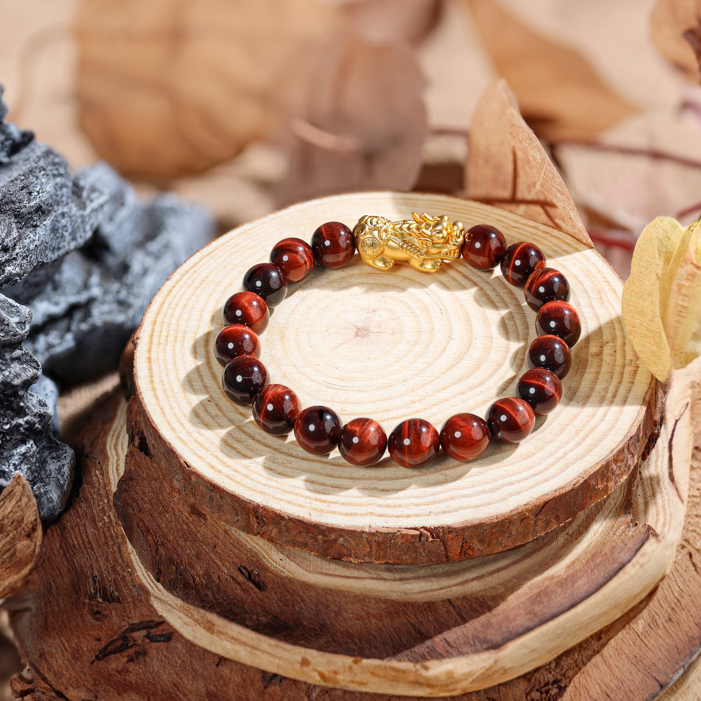 Hebes Red Tiger Eye Bracelet HC90307L