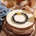 Hebes Grey Tiger Eye Bracelet HC90309L