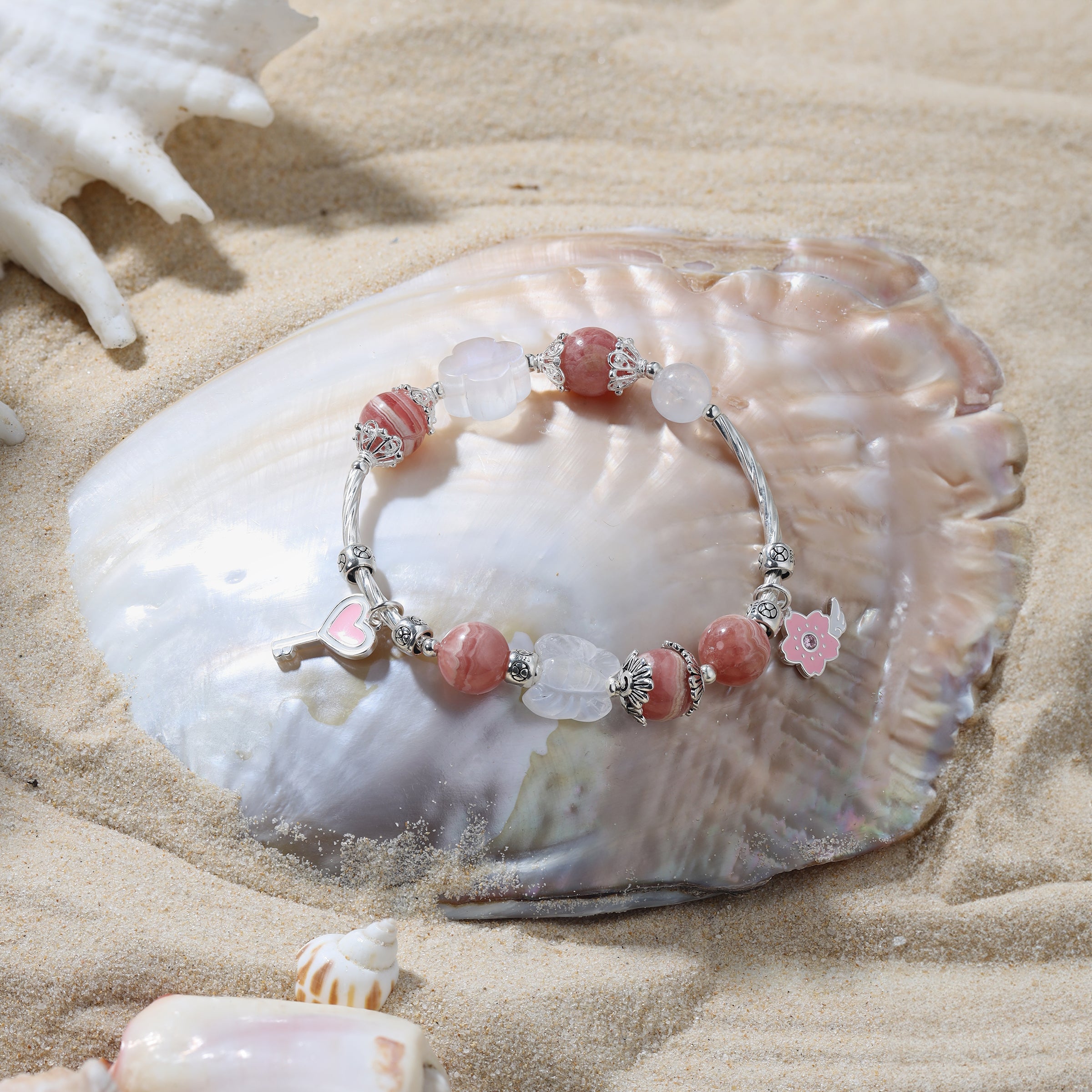 Hebes Rhodiochrosite Bracelet HC90318L