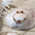 Hebes Brown Rutilated Quartz Bracelet HC90319L