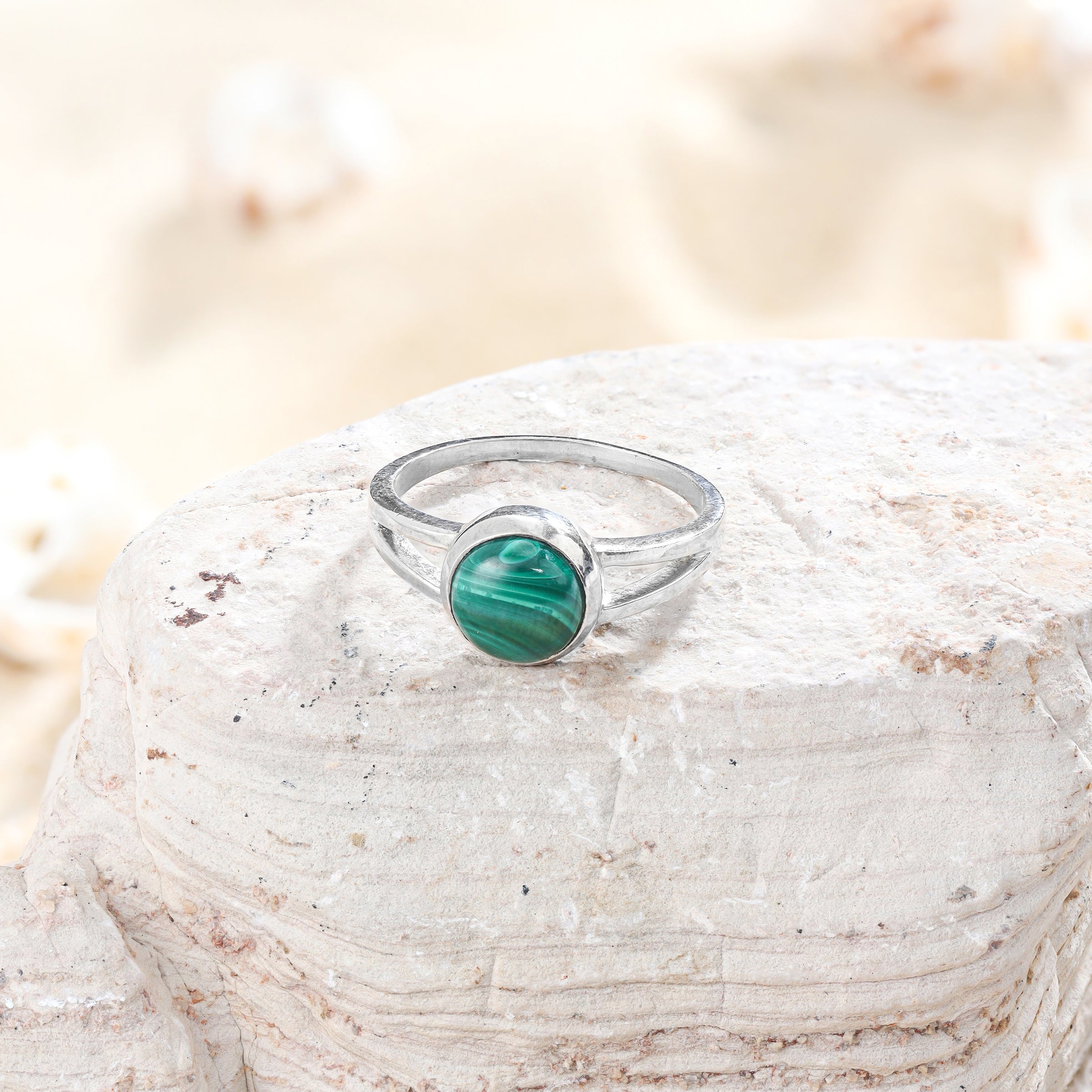 Hebes Malachite Ring HC90348L