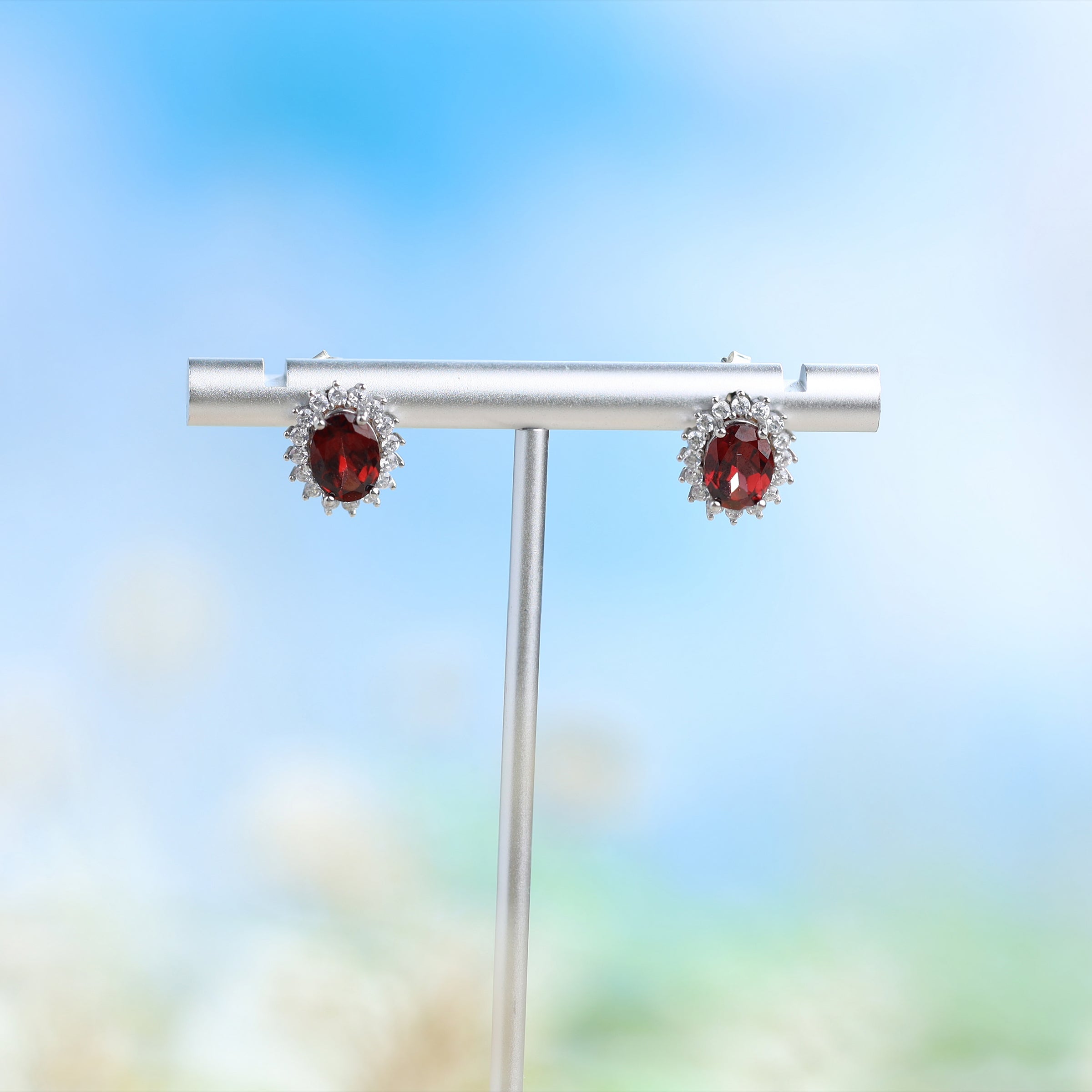 Hebes Garnet Earrings HC90152L
