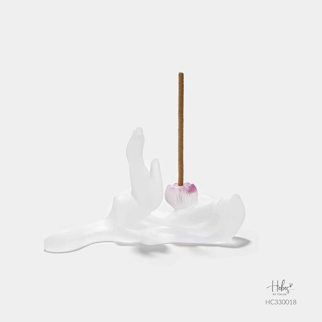 Crystal Fengshui Guayin Hand Incense Holder HC330018