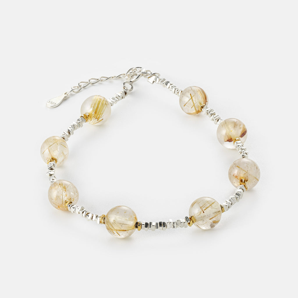 Yellow Rutilated Quartz Bracelet 993415