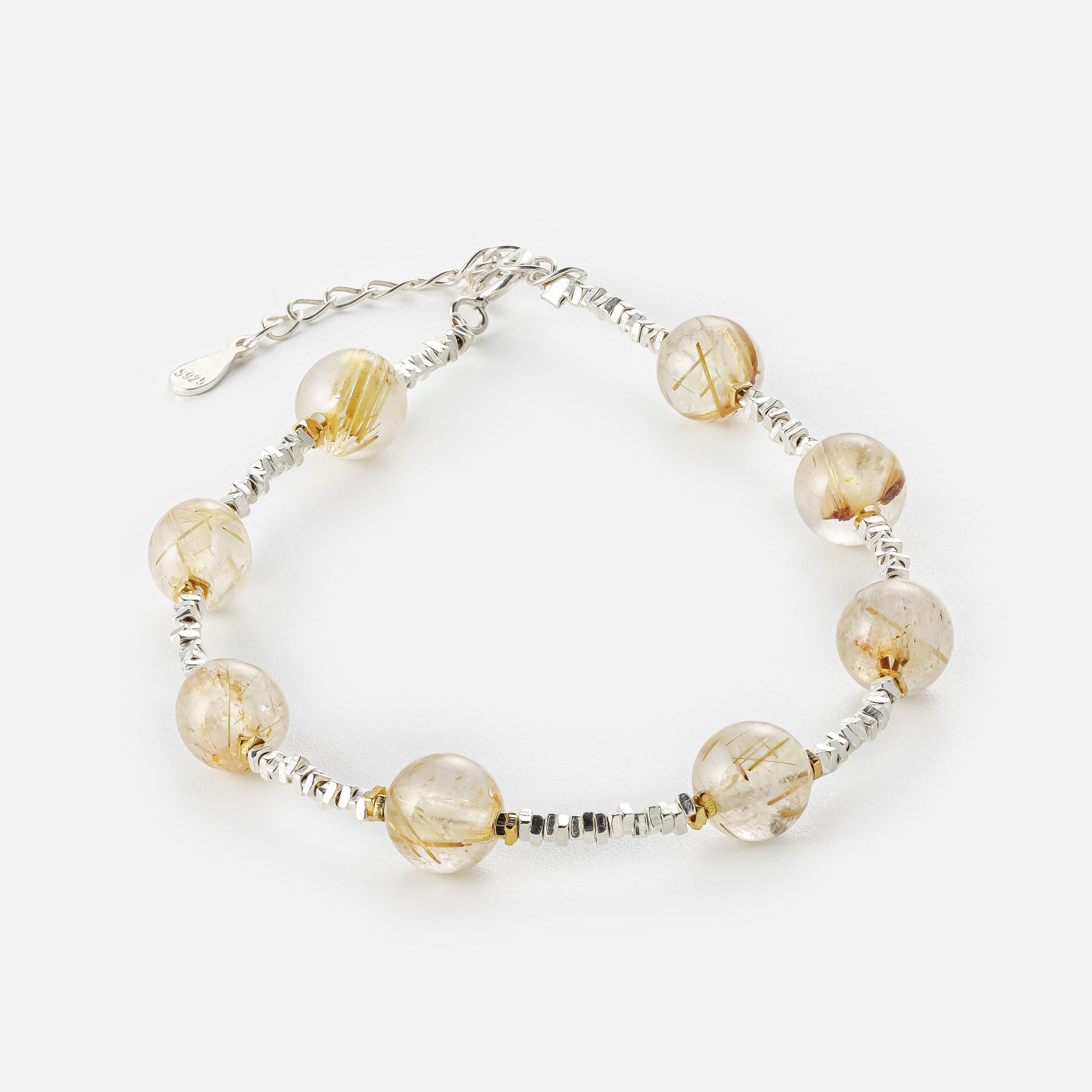 Yellow Rutilated Quartz Bracelet 993415
