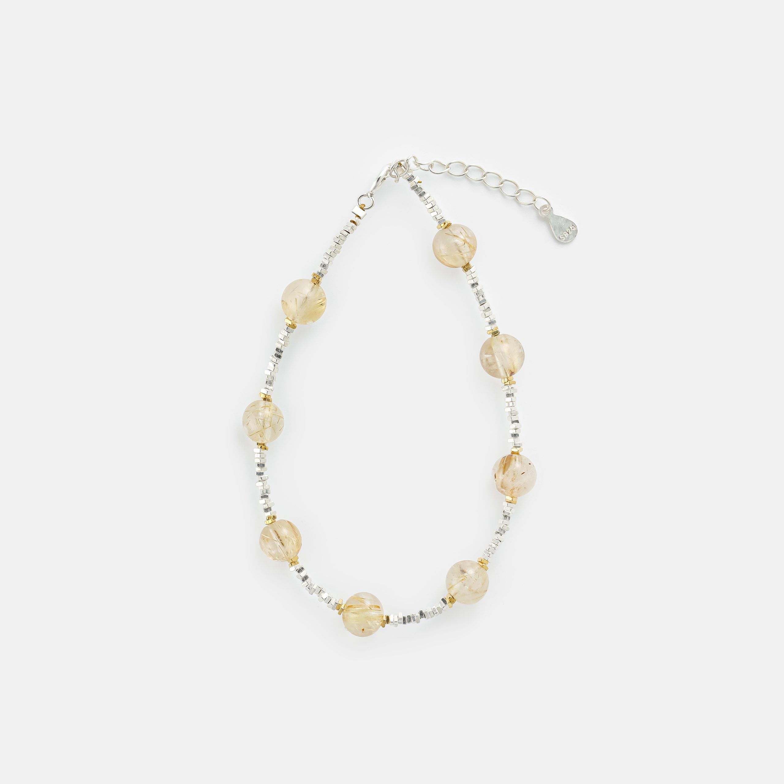 Yellow Rutilated Quartz Bracelet 993415