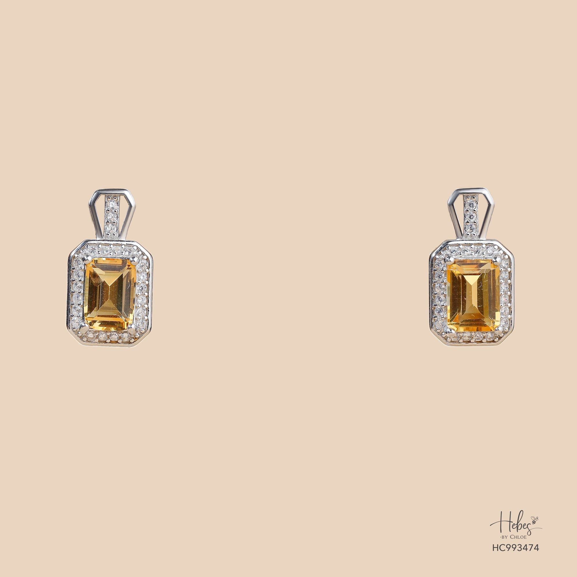 Citrine Earrings 993474