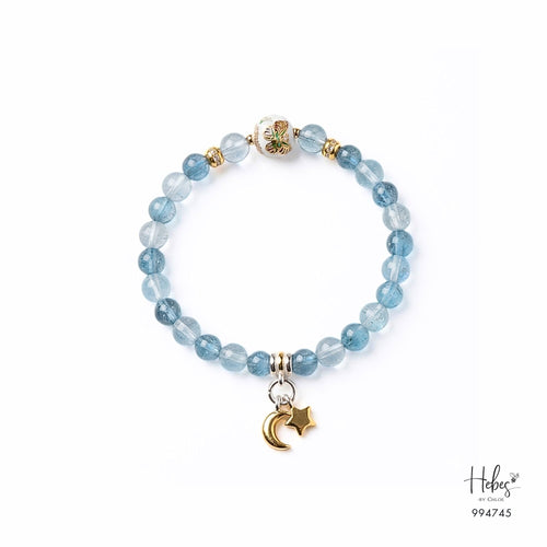 Aquamarine Starry Night Bracelet 994745