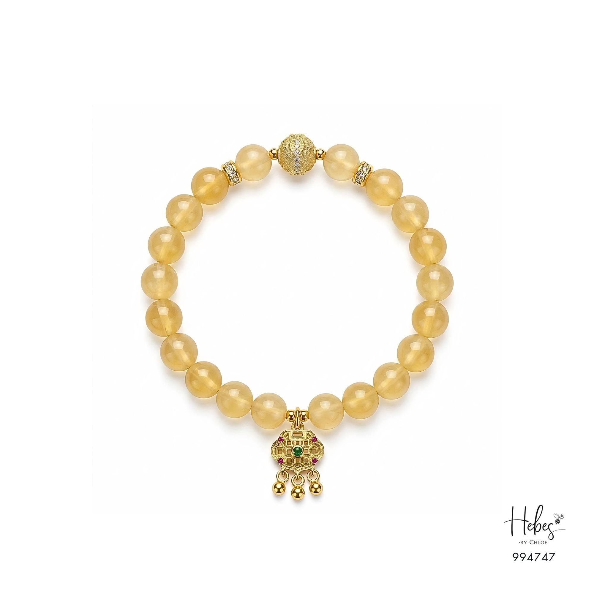 Yellow Jade Bracelet 994747