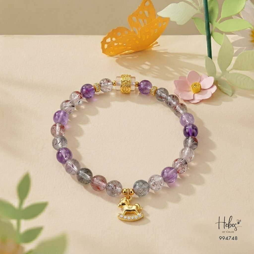 Super Seven Lucky Horse Bracelet 994748
