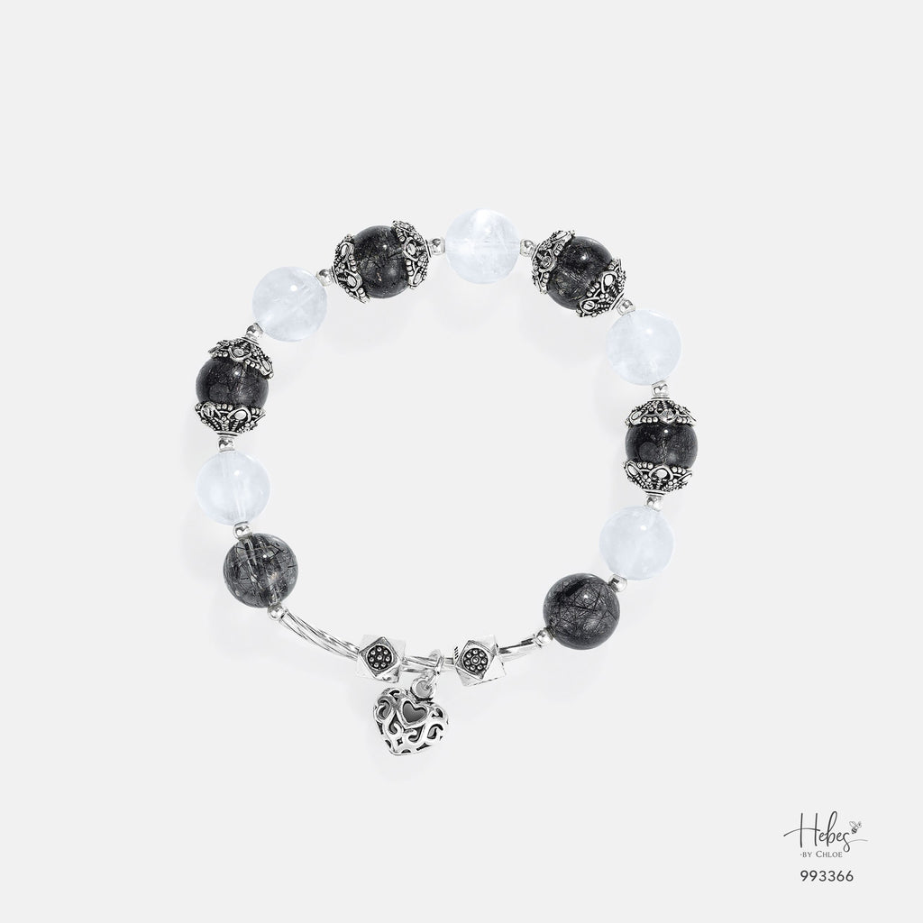 Autumn Glow Autumn Embrace Black Rutilated Quartz Bracelet 993366
