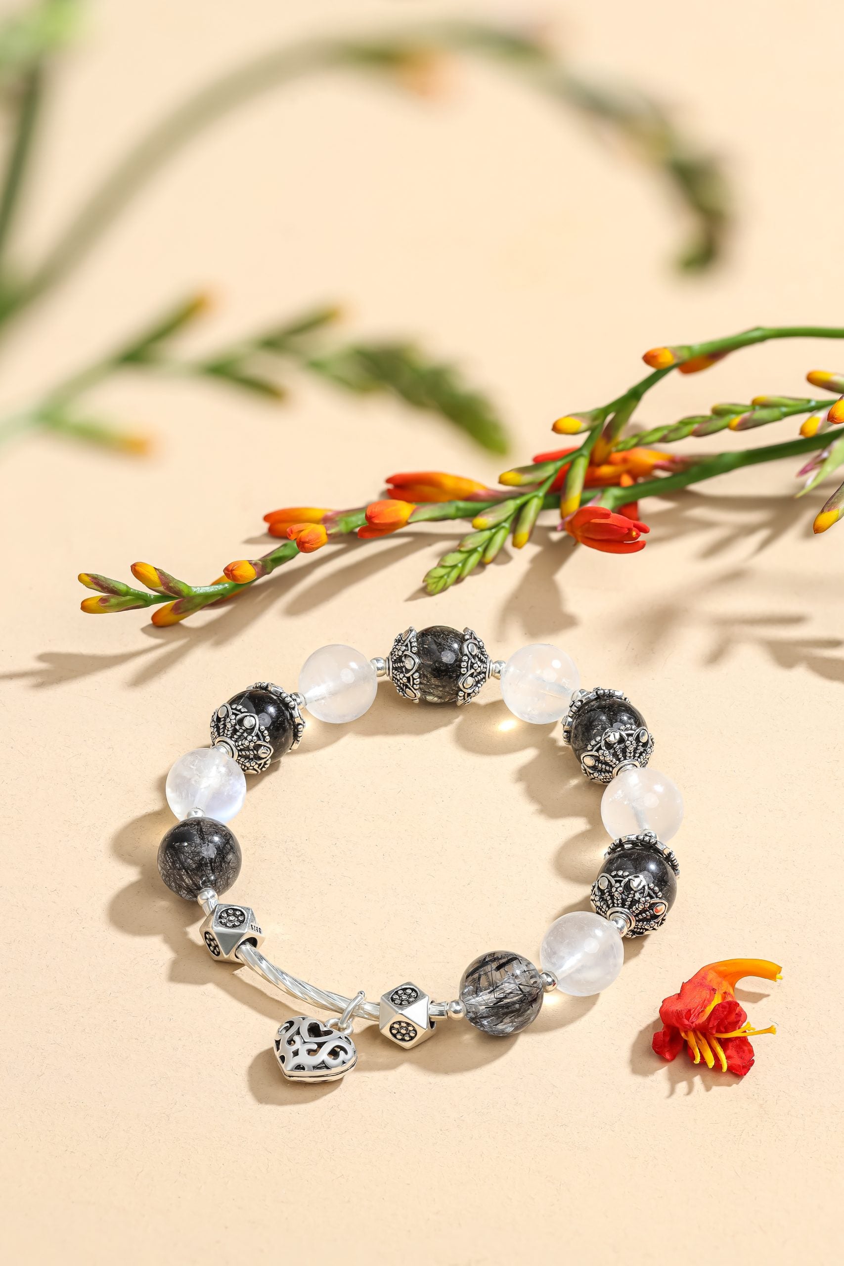 Autumn Glow Autumn Embrace Black Rutilated Quartz Bracelet 993366