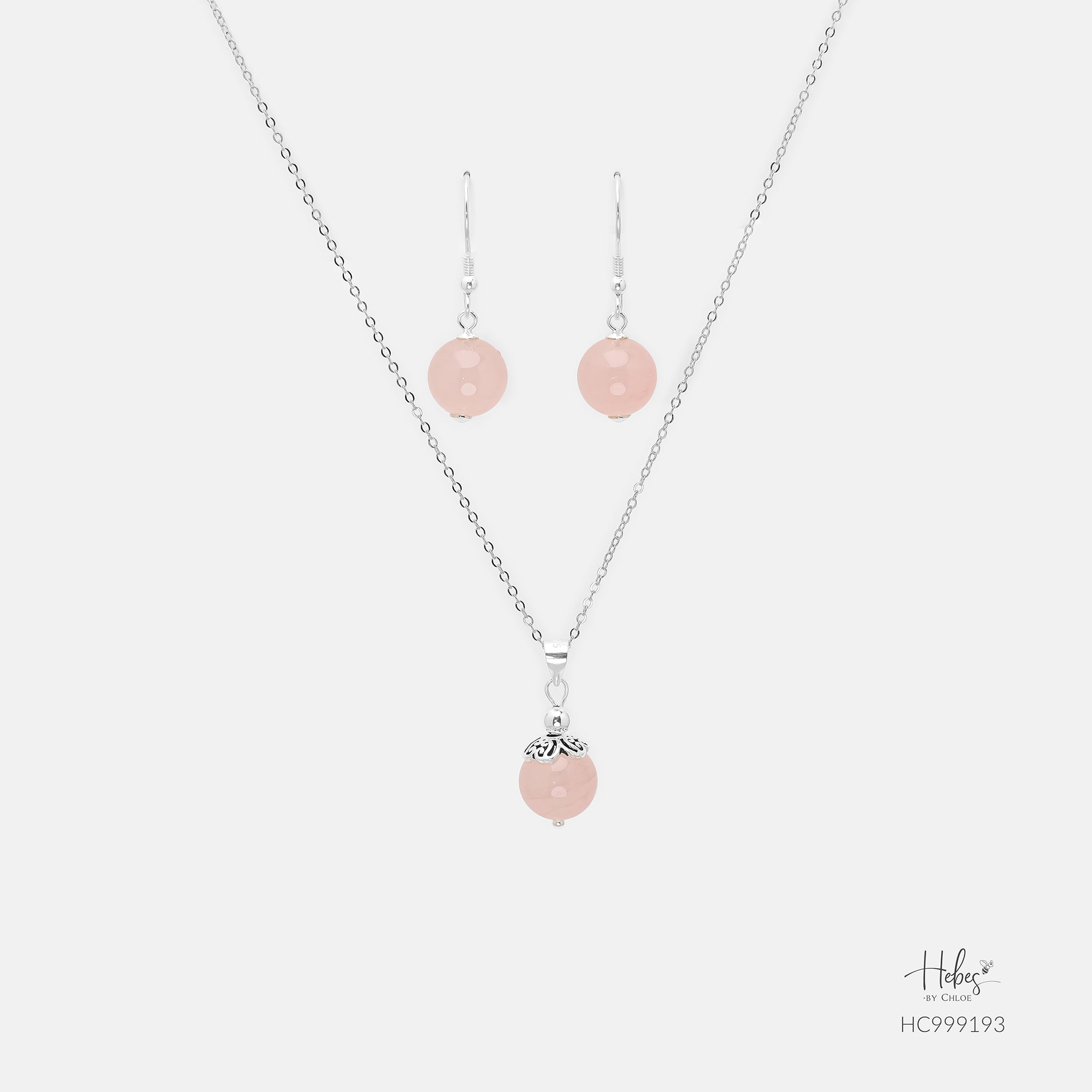 Rose Quartz Jewelry set HC999193