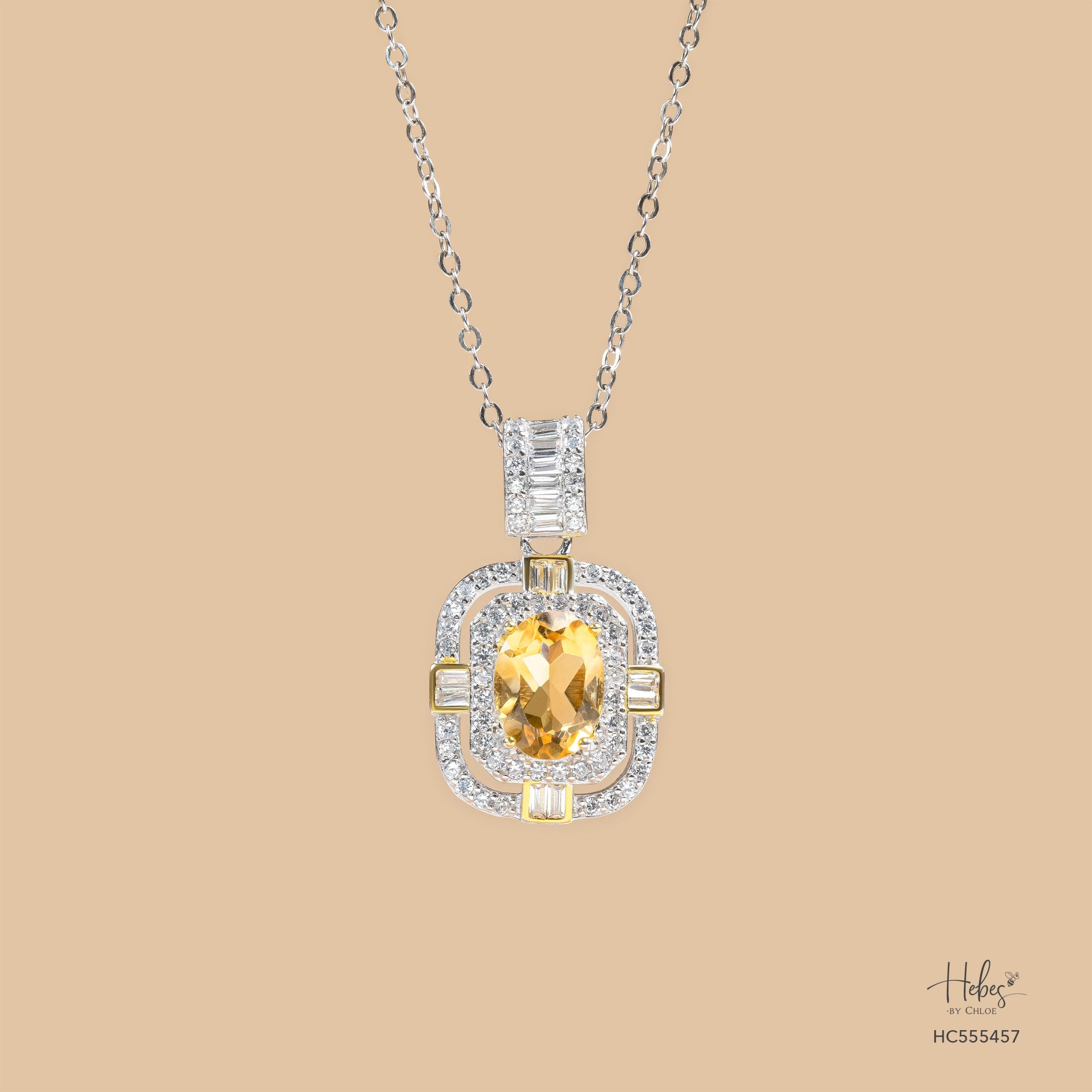 Citrine Necklace 555457