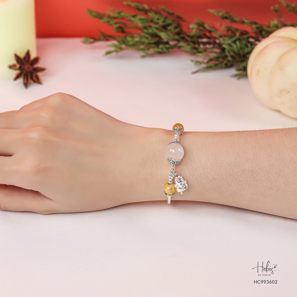 Grateful Heart True Wholeness Moonstone Bracelet 993602