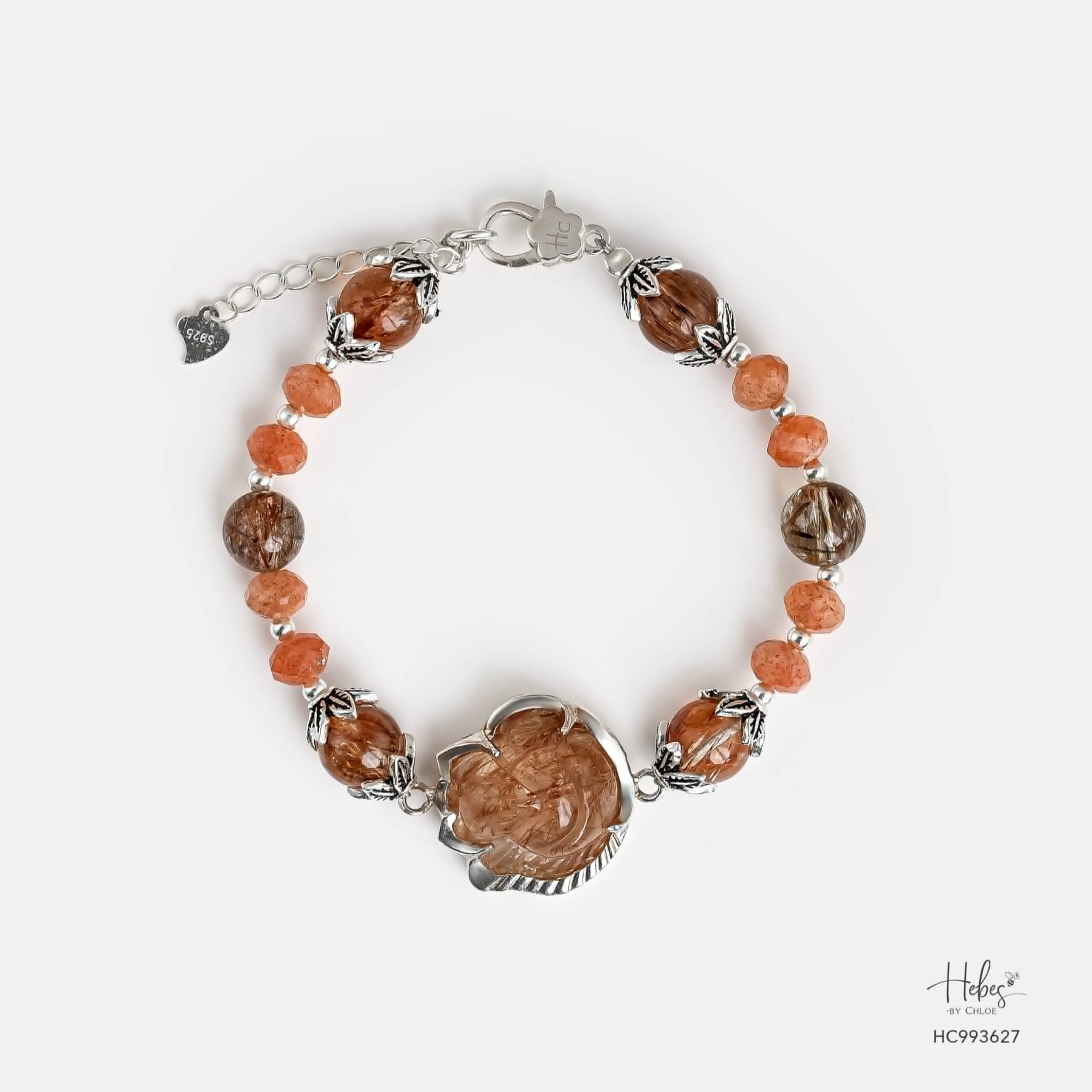 Brown Rutilated Quartz Bracelet 993627