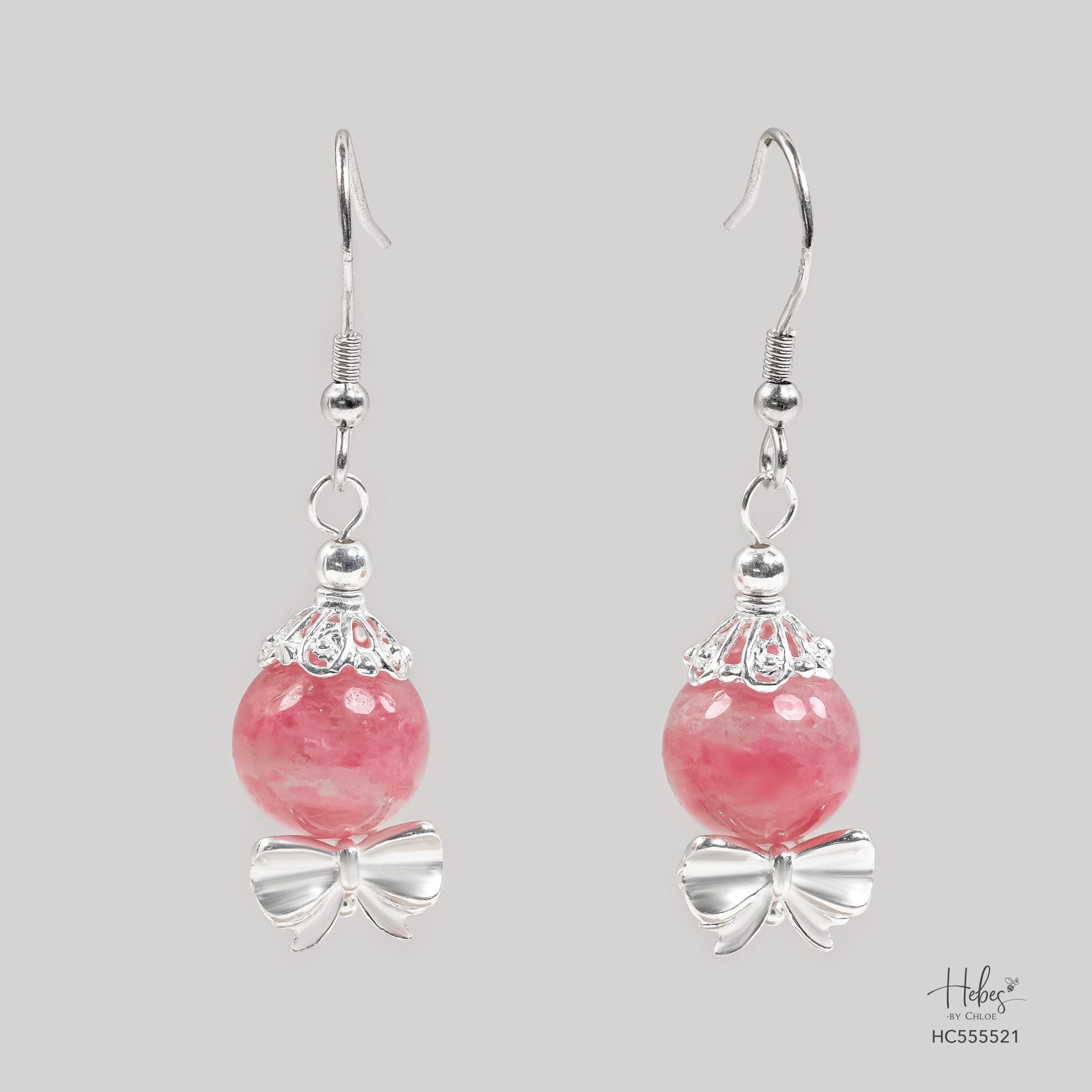 Winter Blesssings Winter Wonderland Rhodonite Earrings 555511