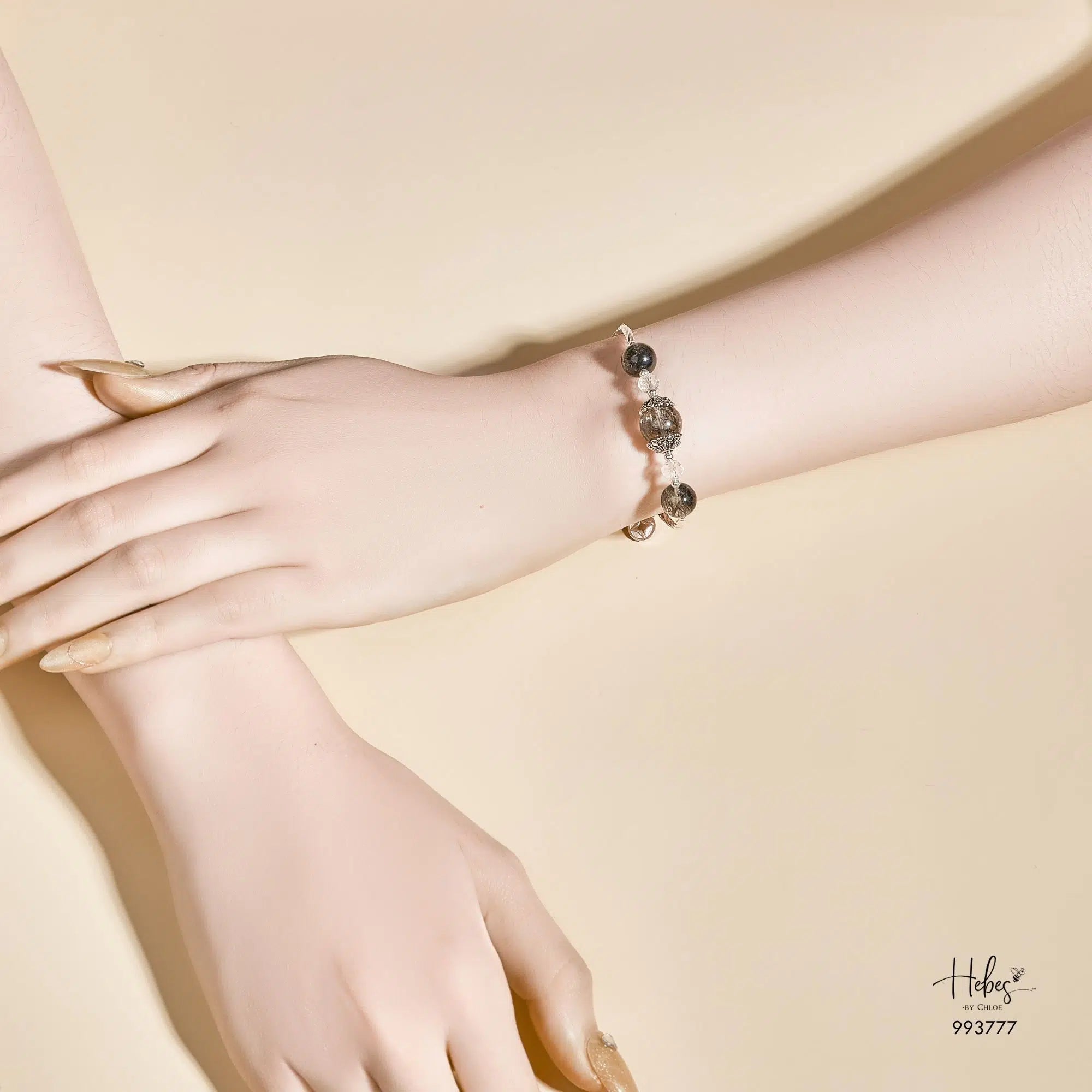 Angel Hair Black Rutilated Quartz Bracelet 993777