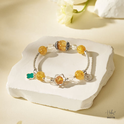 Angel Hair Golden Rutilated Quartz Bracelet 993778