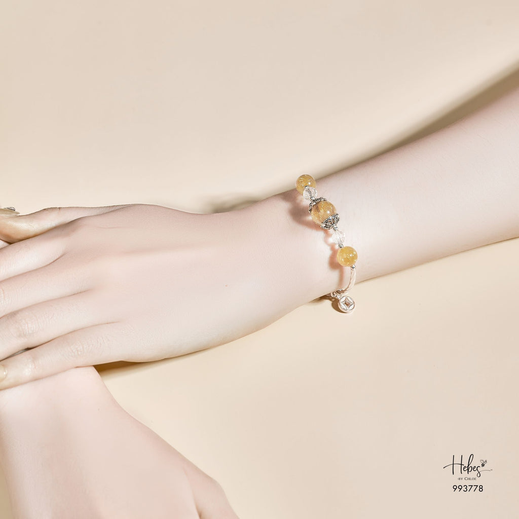 Angel Hair Golden Rutilated Quartz Bracelet 993778