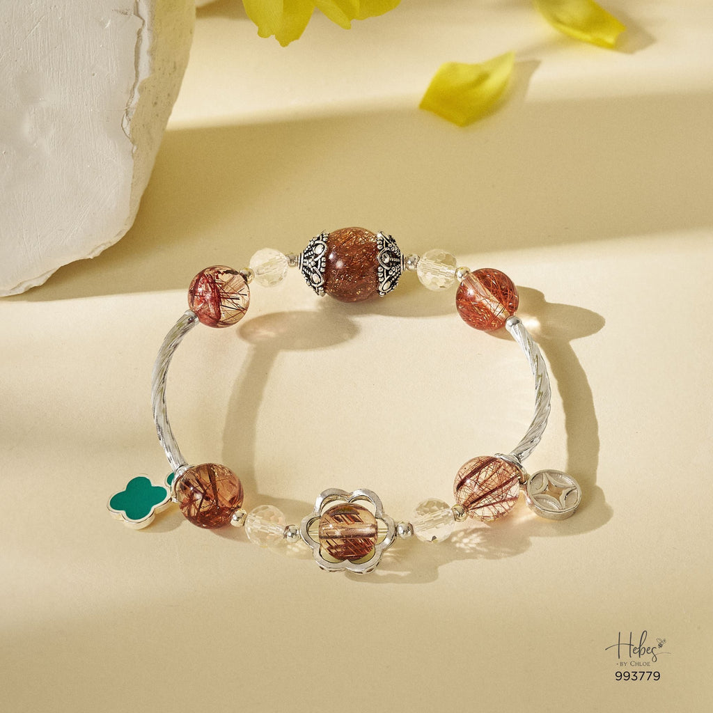 Angel Hair Red Rutilated Quartz Bracelet 993779