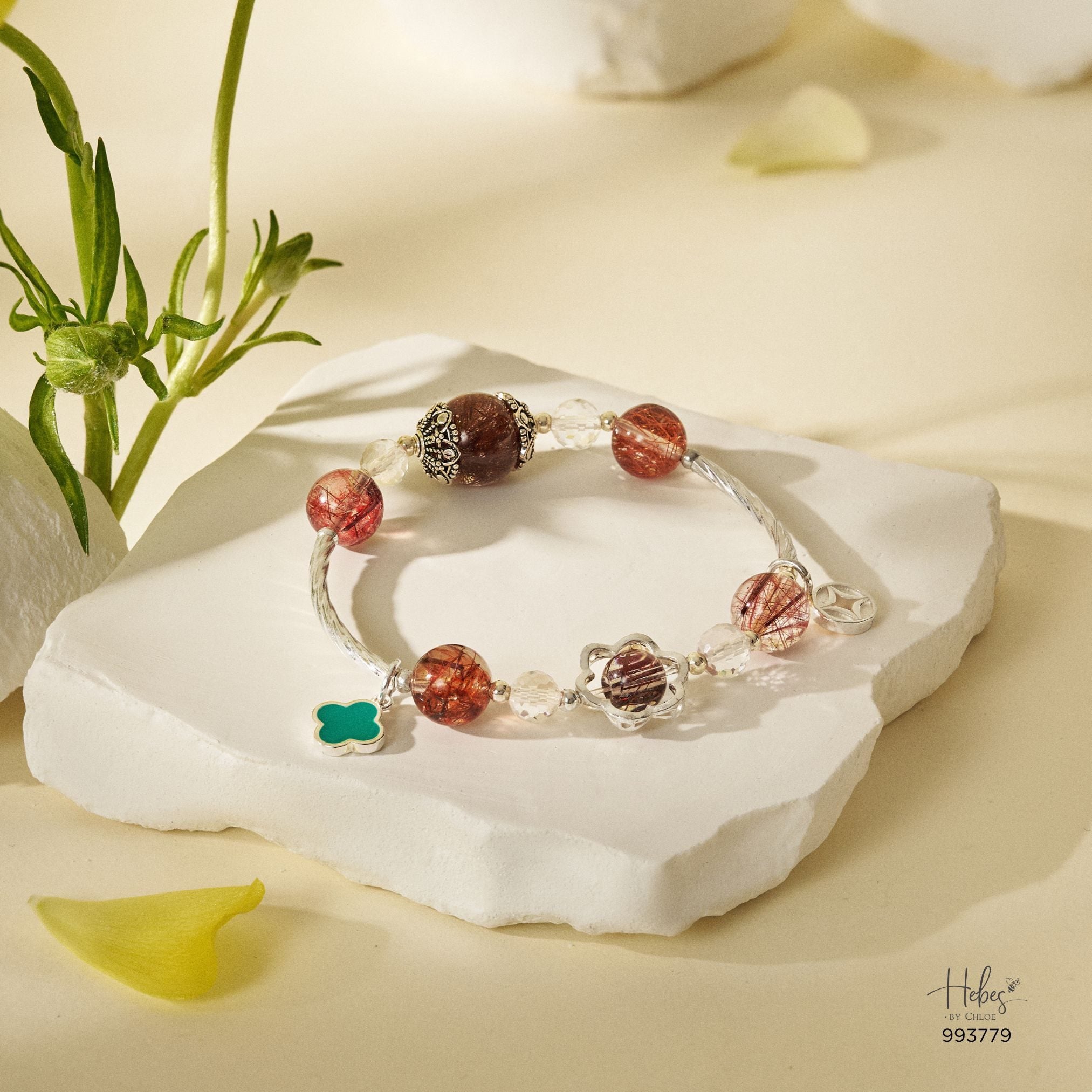 Angel Hair Red Rutilated Quartz Bracelet 993779