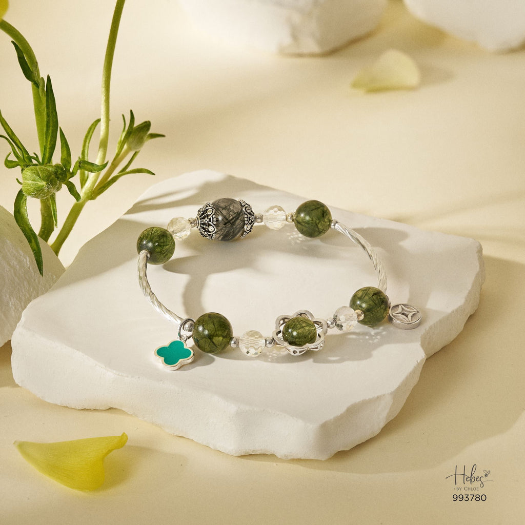 Angel Hair Green Rutilated Quartz Bracelet 993780