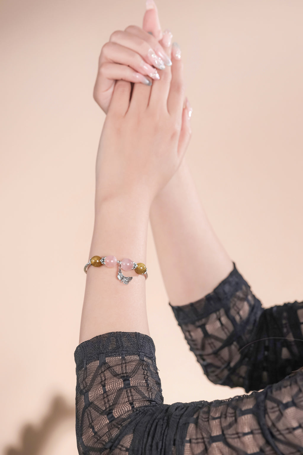 Abundance Collection Prosperity Magnet Rose Quartz Bracelet