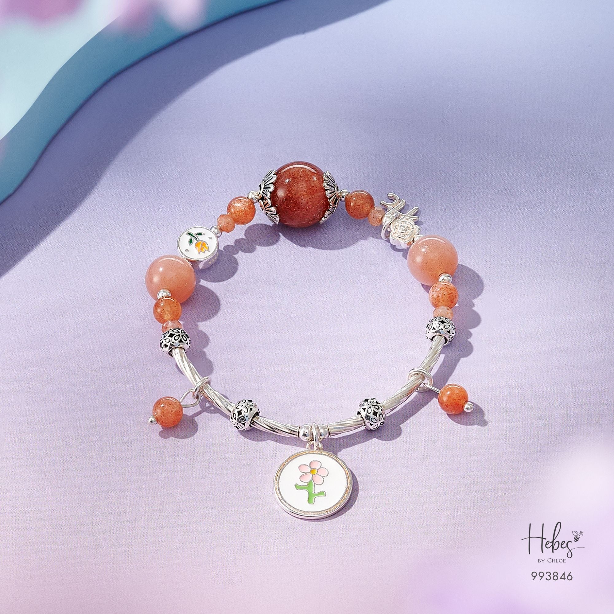 Earth Aura Sunstone Bracelet 993846