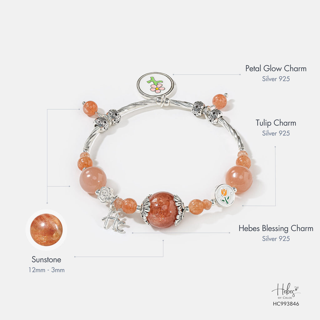 Earth Aura Sunstone Bracelet 993846