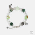 Earth Aura Green Lodolite Quartz Bracelet 993852