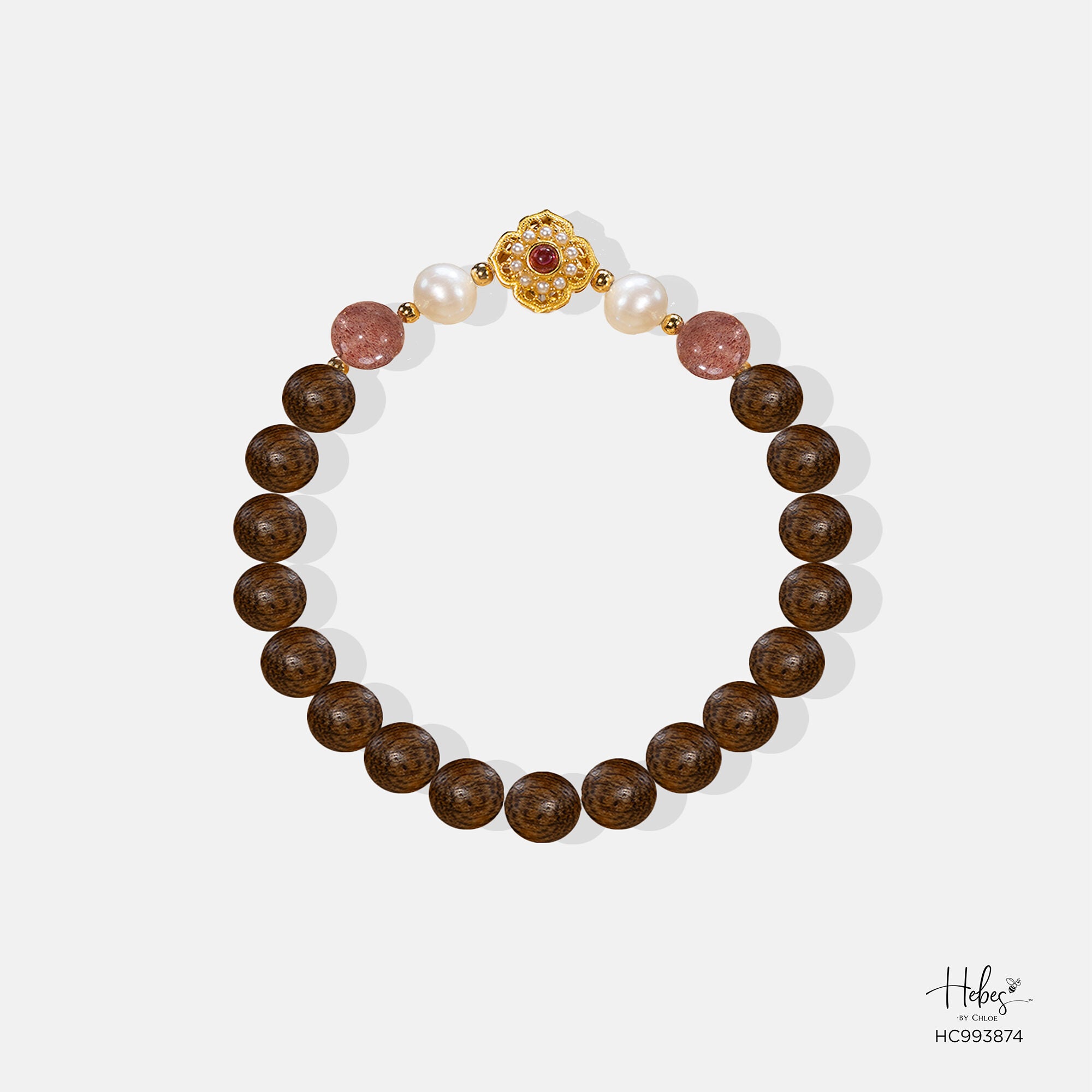 Vietnamese Agarwood Red Strawberry Bracelet  993874