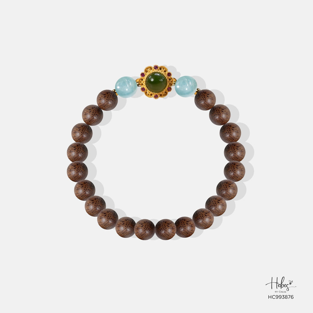 Vietnamese Agarwood Turquoise Bracelet  993876