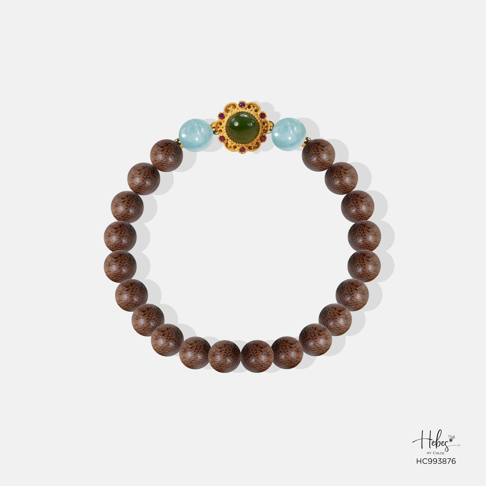 Vietnamese Agarwood Turquoise Bracelet  993876