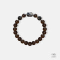 Vietnamese Agarwood Black Rutilated Quartz Bracelet 993877