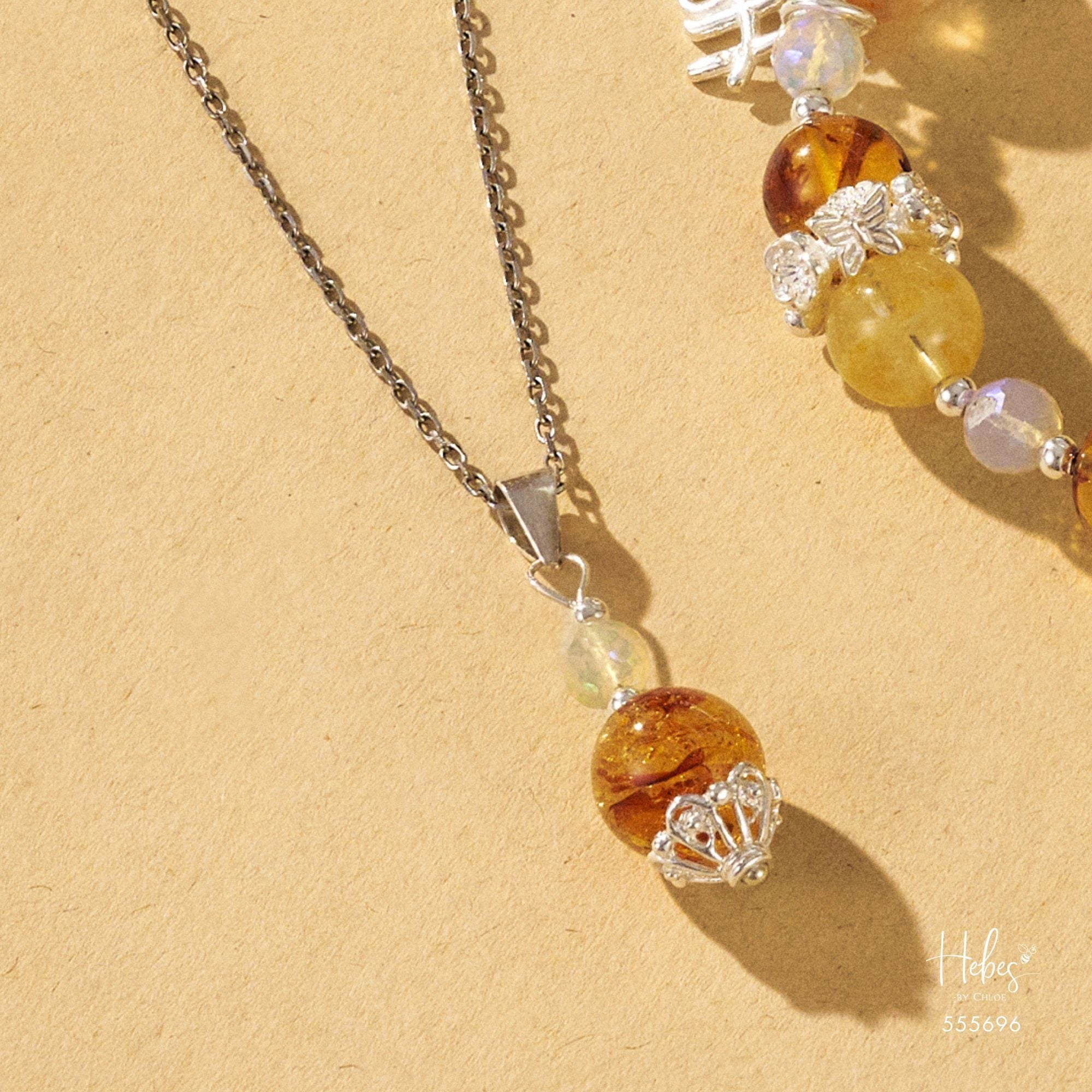 Summer Retreat Amber Pendant 555696
