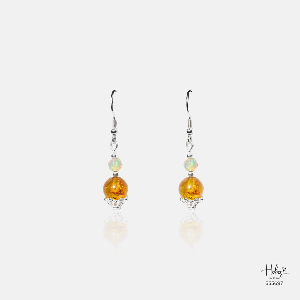 Summer Retreat Amber Earrings 555697