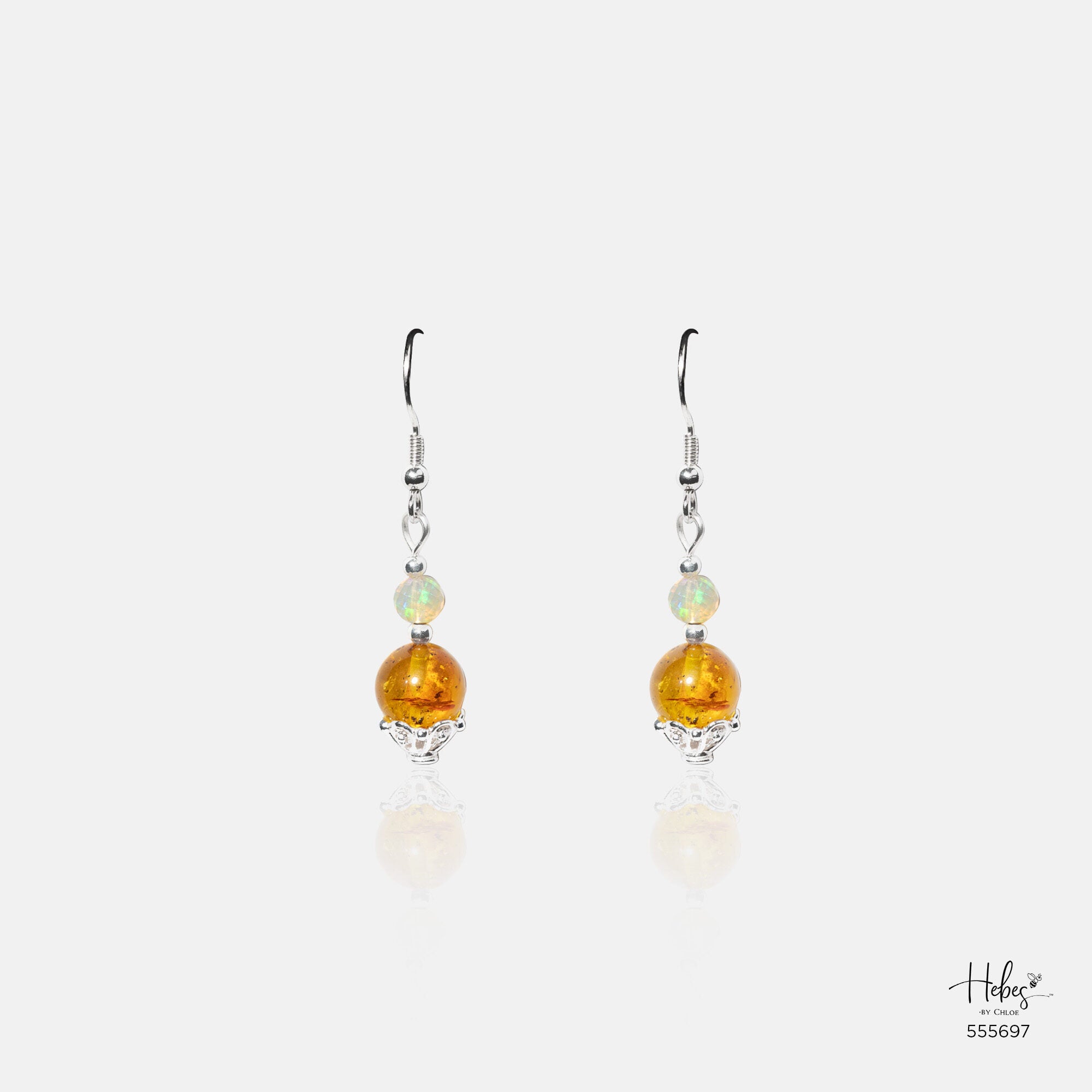 Summer Retreat Amber Earrings 555697