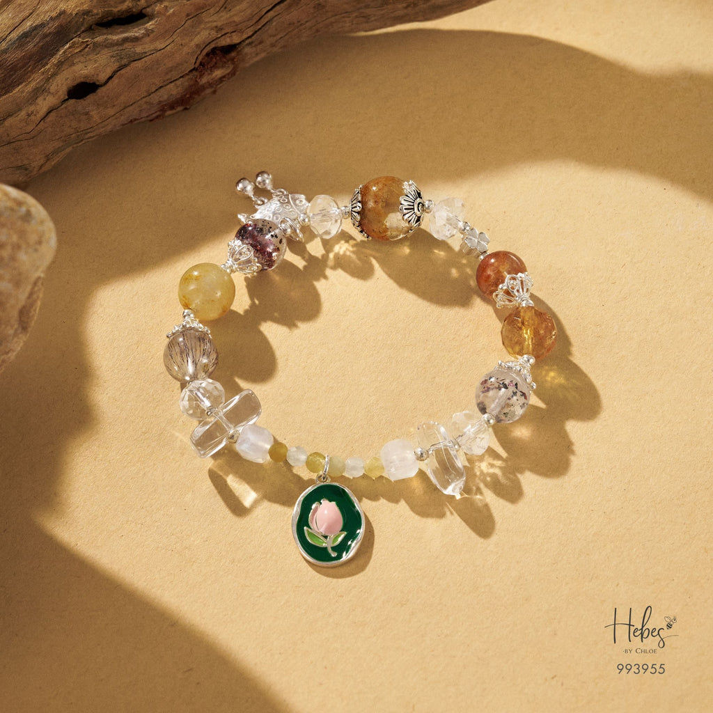 Summer Retreat Lodolite Quartz Bracelet 993955