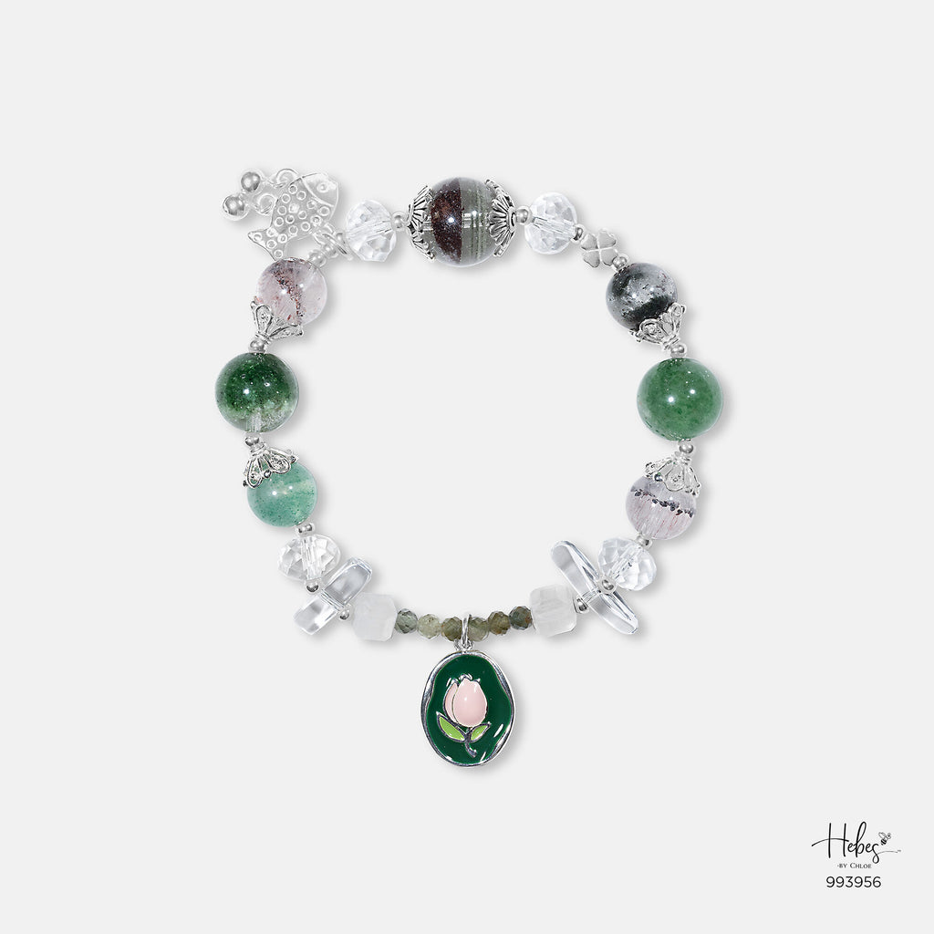 Summer Retreat Lodolite Quartz Bracelet 993956