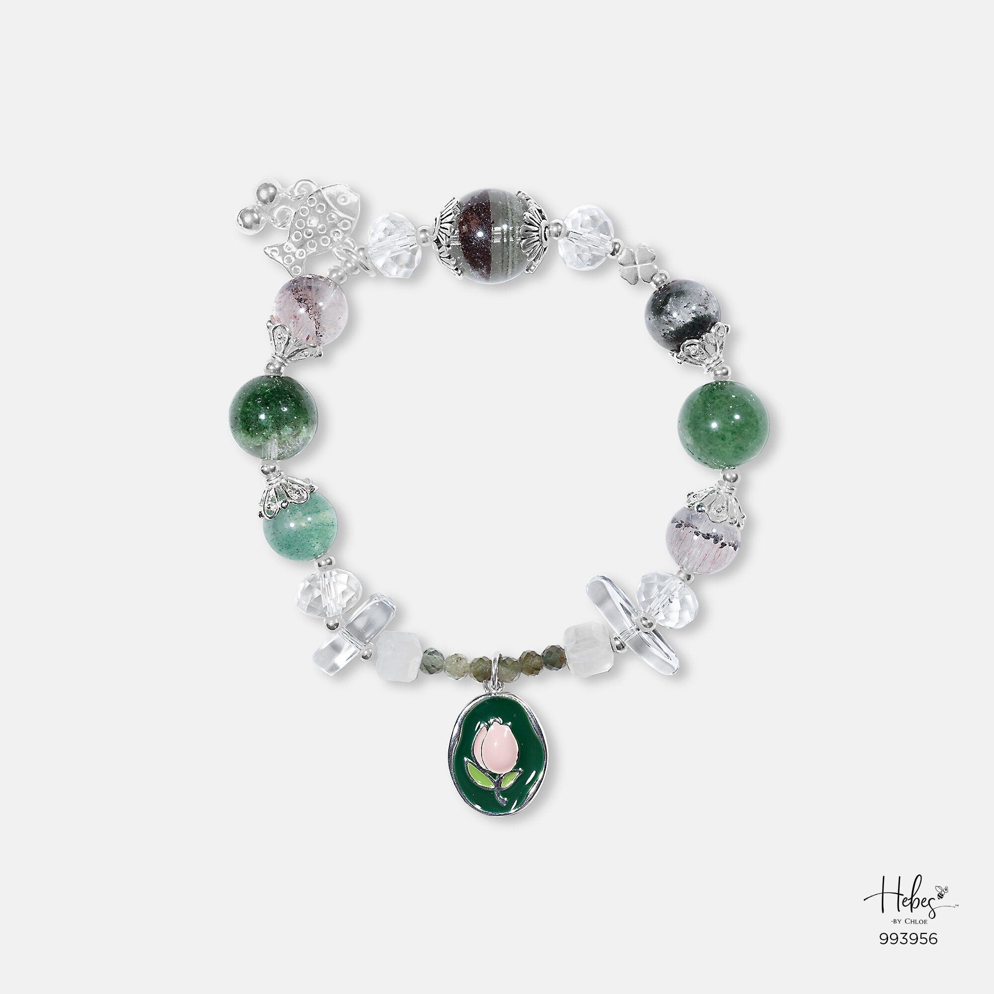 Summer Retreat Lodolite Quartz Bracelet 993956