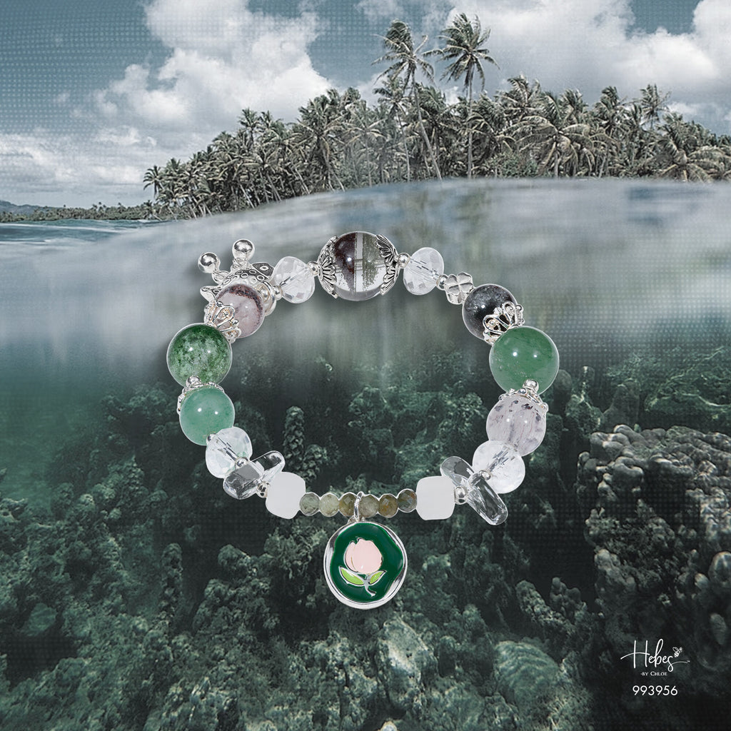 Summer Retreat Lodolite Quartz Bracelet 993956