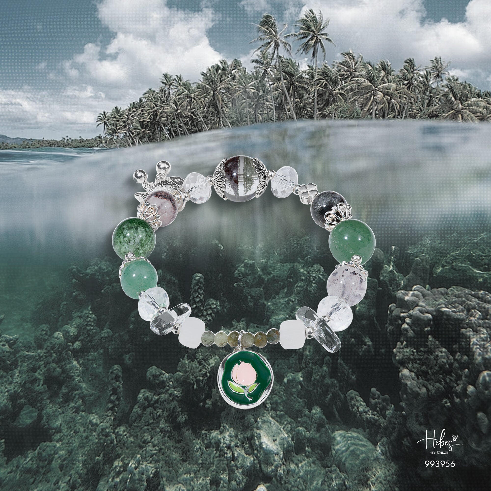 Summer Retreat Lodolite Quartz Bracelet 993956