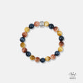 The Emperor Multicolor Tiger Eye Bracelet (8 mm) - 993972