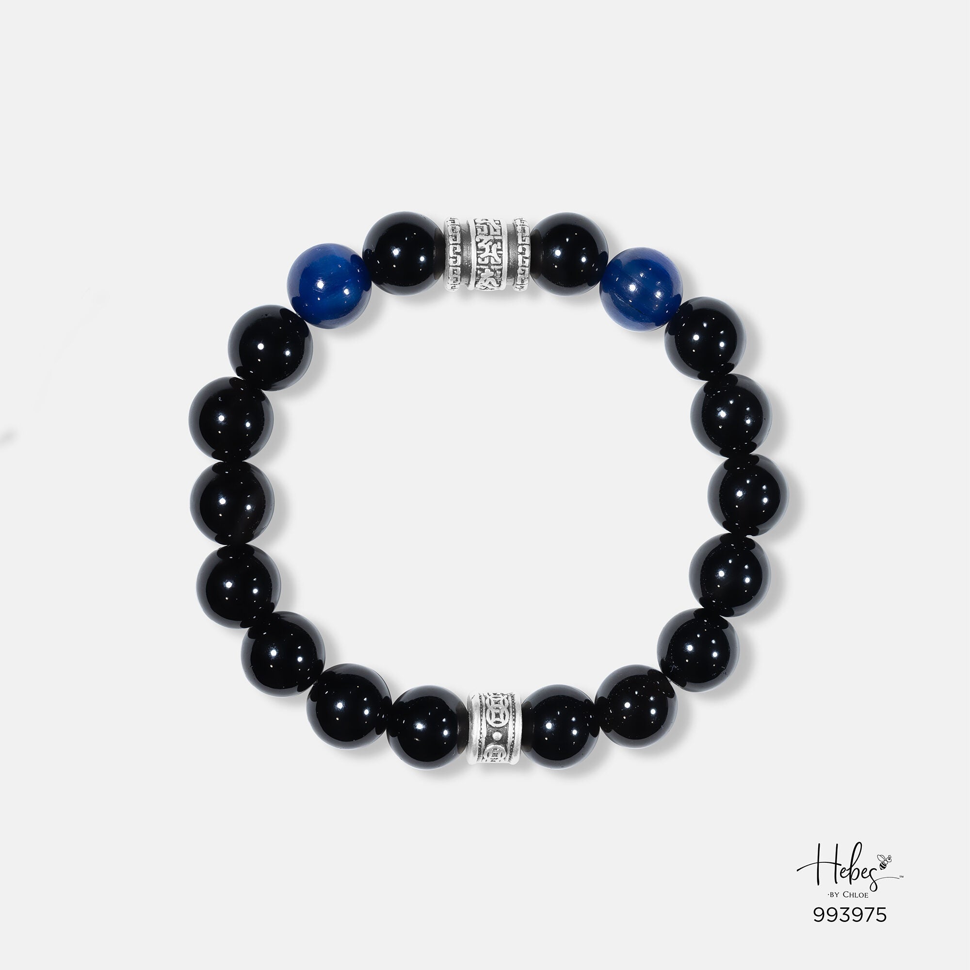 The Emperor Black Tourmaline with Kyanite Bracelet 993975