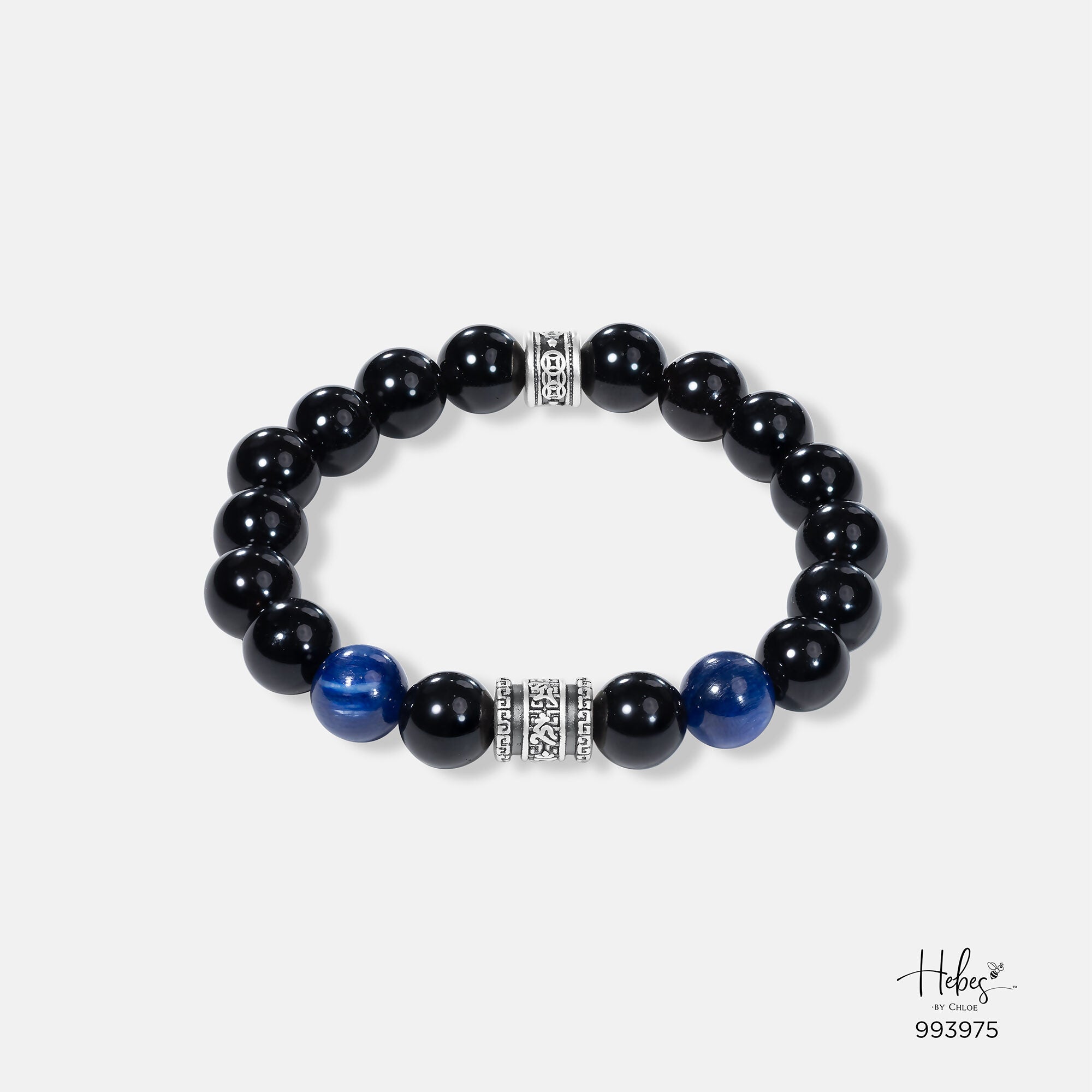 The Emperor Black Tourmaline with Kyanite Bracelet 993975