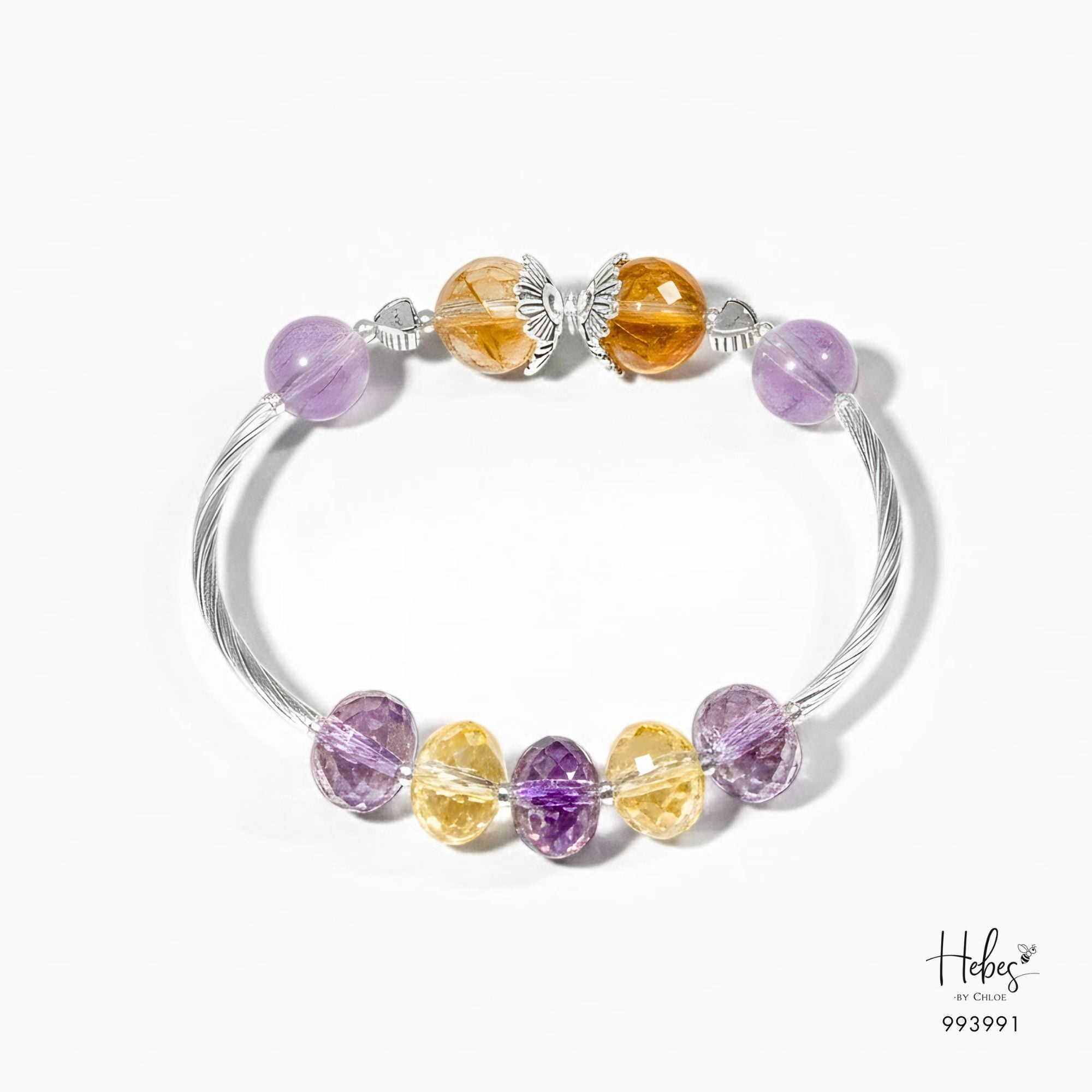 Citrine x Amethyst Bracelet 993991